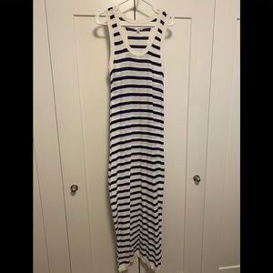 Knit Striped Maxi Dress